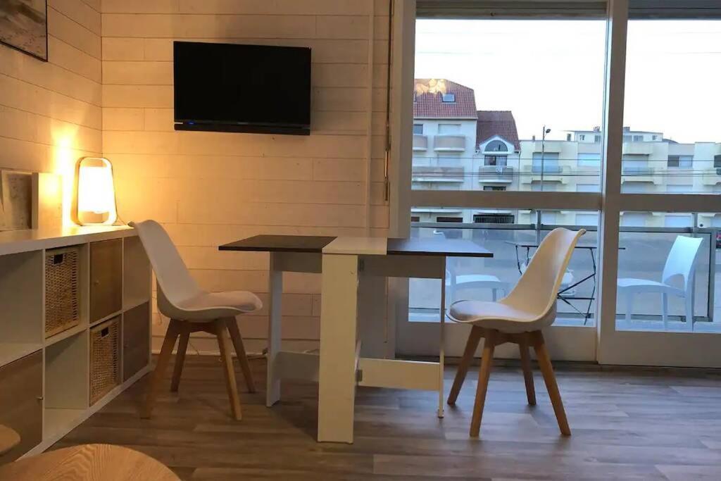 Studio, Proche Du Touquet, Tout Equipe A 100M De La Plage 斯特拉海滩 外观 照片